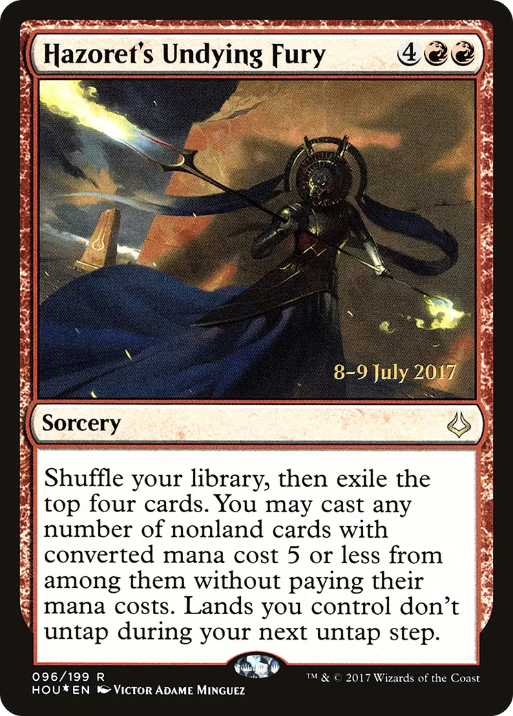 Fureur immortelle d'Hazoret — Hour of Devastation Promos — Magic: The Gathering