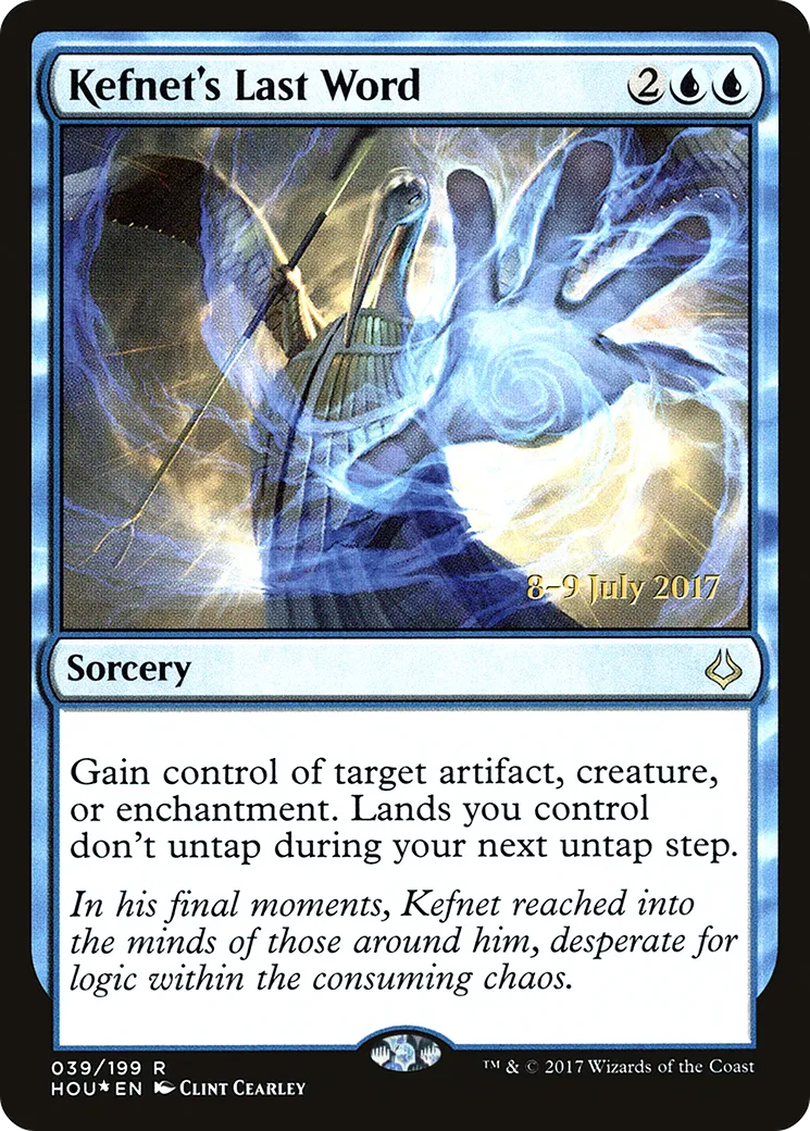 Kefnet's Last Word — Hour of Devastation Promos — Magic: The Gathering
