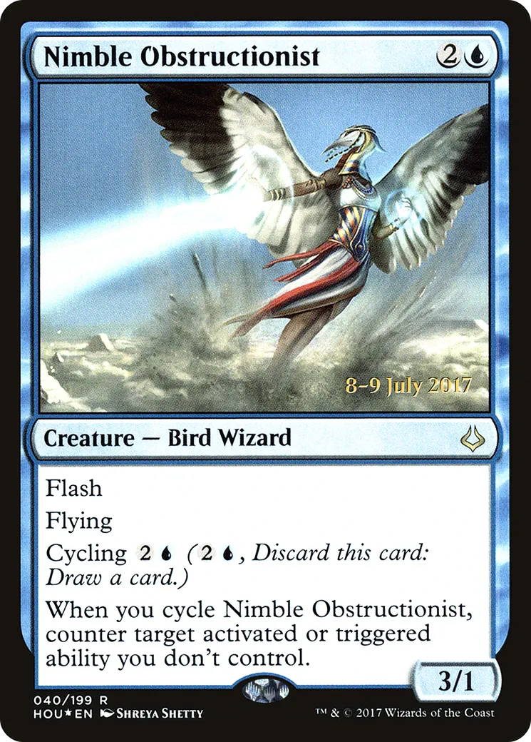 Nimble Obstructionist — Hour of Devastation Promos — Magic: The Gathering
