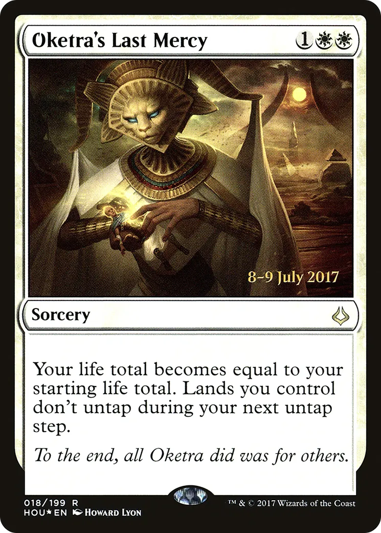 Oketra's Last Mercy — Hour of Devastation Promos — Magic: The Gathering