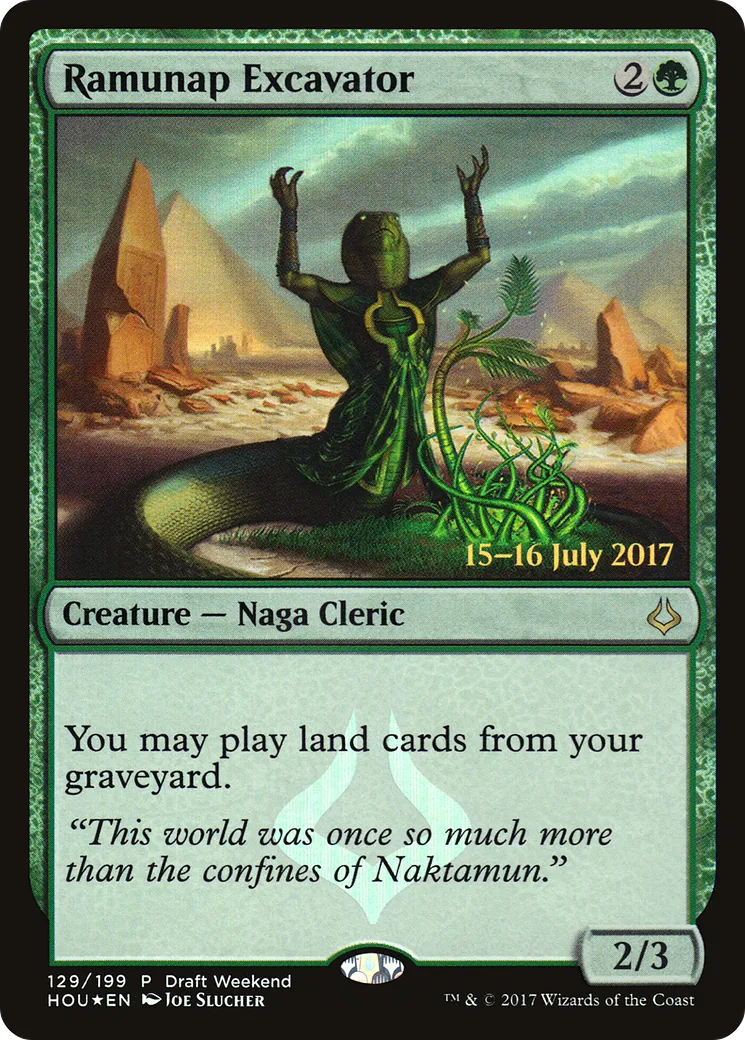 Ramunap Excavator — Hour of Devastation Promos — Magic: The Gathering