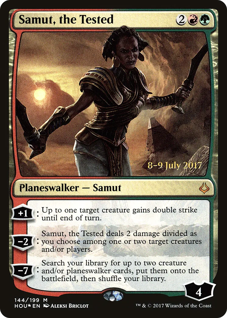 Samut, la Testée — Hour of Devastation Promos — Magic: The Gathering