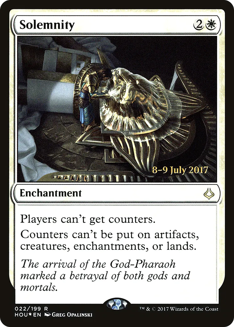 Solennité — Hour of Devastation Promos — Magic: The Gathering