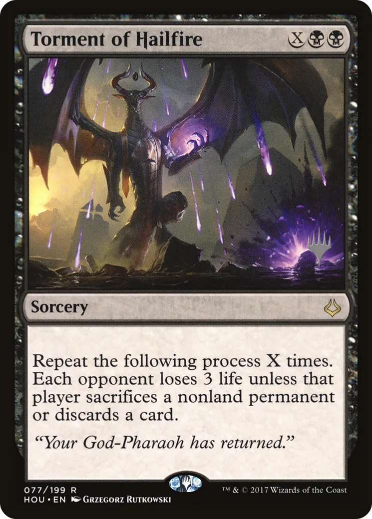 Torment of Hailfire — Hour of Devastation Promos — Magic: The Gathering