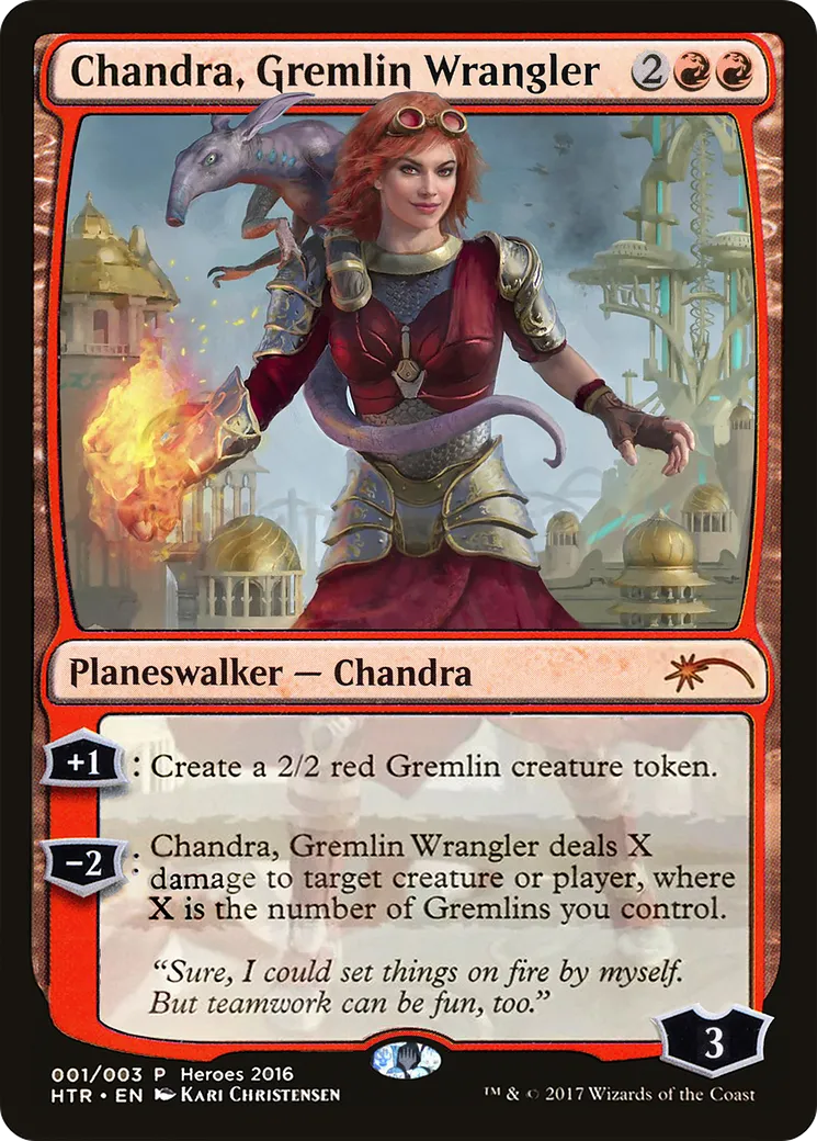 Chandra, Gremlin Wrangler from 2016 Heroes of the Realm - Magic: The Gathering