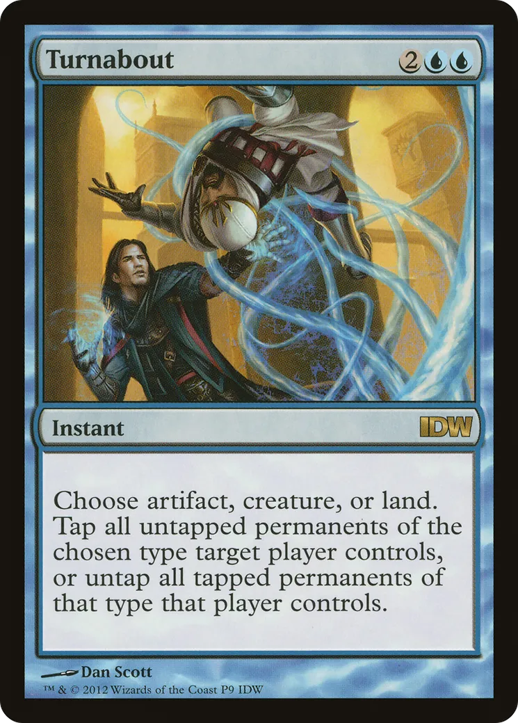 Turnabout — IDW Comics Inserts — Magic: The Gathering