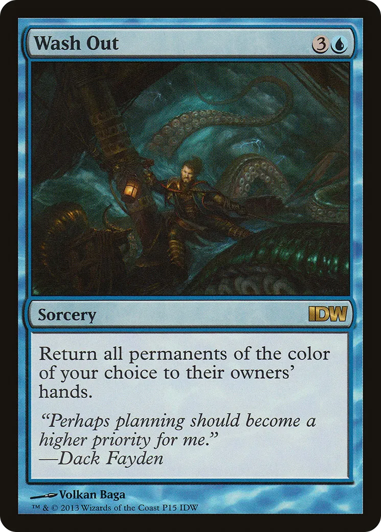 Wash Out — IDW Comics Inserts — Magic: The Gathering