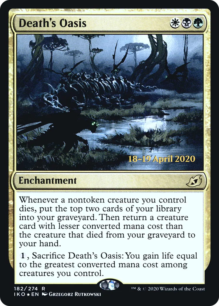 Death's Oasis — Ikoria: Lair of Behemoths Promos — Magic: The Gathering
