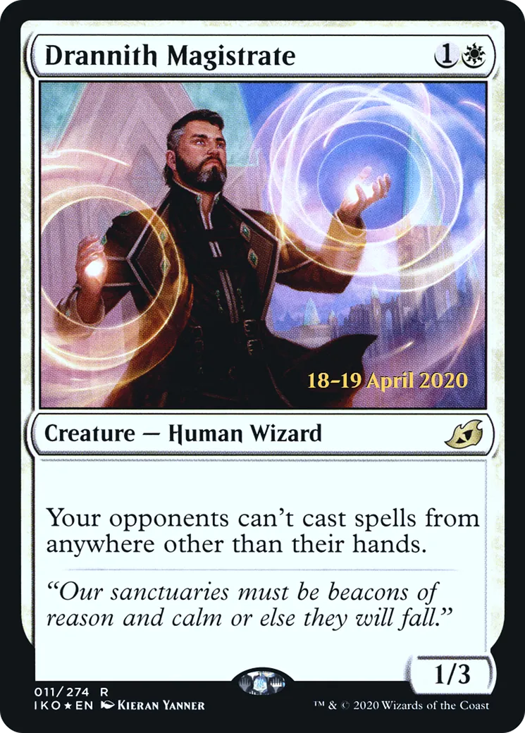 Drannith Magistrate — Ikoria: Lair of Behemoths Promos — Magic: The Gathering
