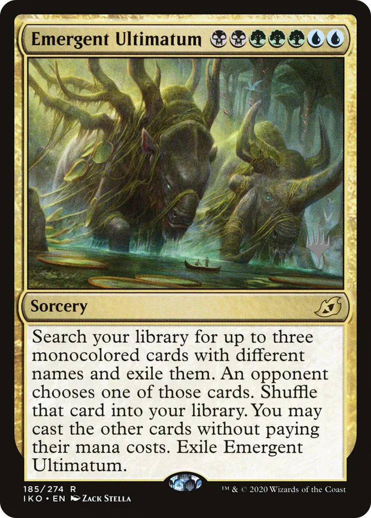 Emergent Ultimatum — Ikoria: Lair of Behemoths Promos — Magic: The Gathering