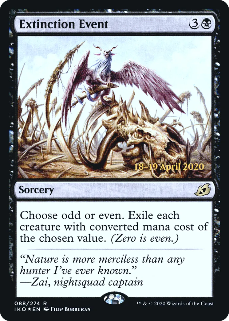 Événement d'extinction — Ikoria: Lair of Behemoths Promos — Magic: The Gathering