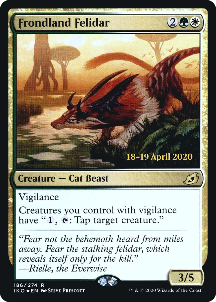 Frondland Felidar — Ikoria: Lair of Behemoths Promos — Magic: The Gathering