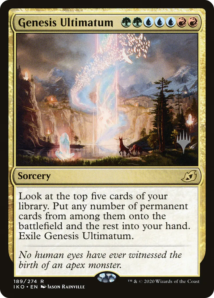 Ultimatum de genèse — Ikoria: Lair of Behemoths Promos — Magic: The Gathering