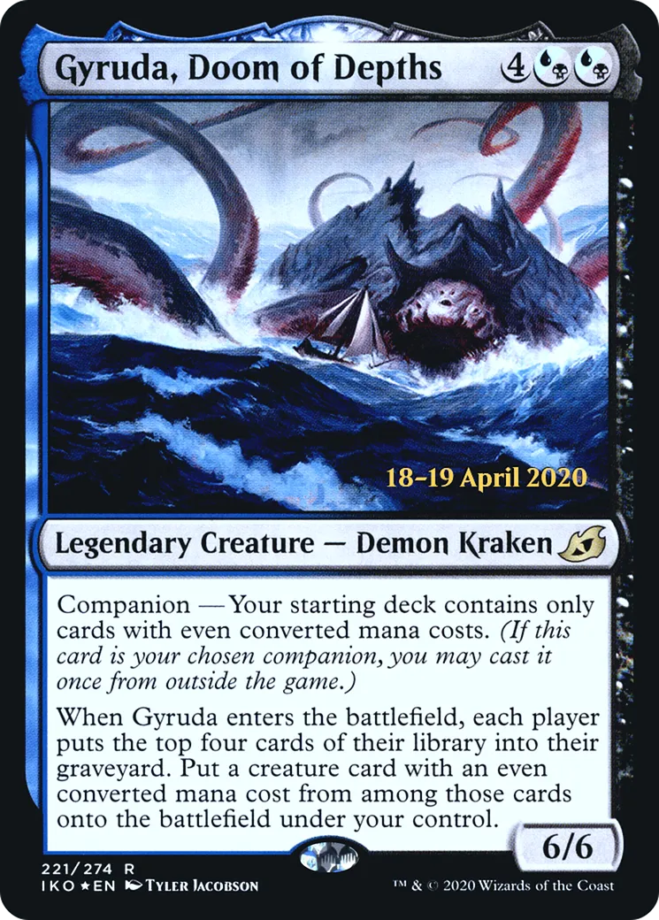 Gyruda, calamité des profondeurs — Ikoria: Lair of Behemoths Promos — Magic: The Gathering