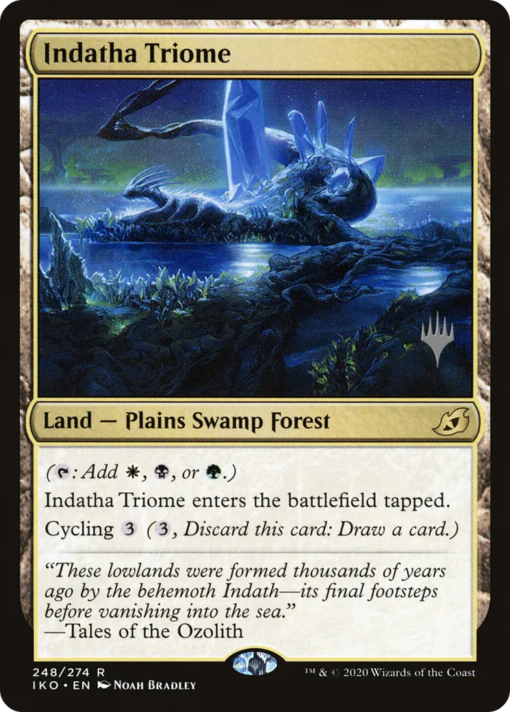Indatha Triome — Ikoria: Lair of Behemoths Promos — Magic: The Gathering