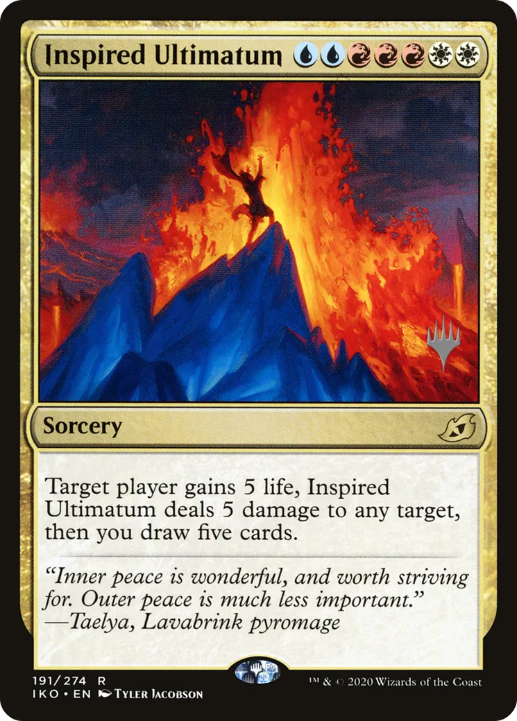 Inspired Ultimatum — Ikoria: Lair of Behemoths Promos — Magic: The Gathering
