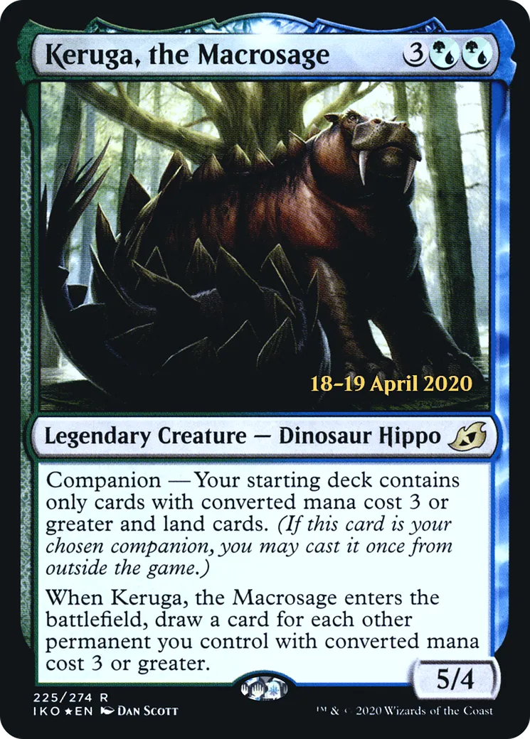 Keruga, the Macrosage — Ikoria: Lair of Behemoths Promos — Magic: The Gathering
