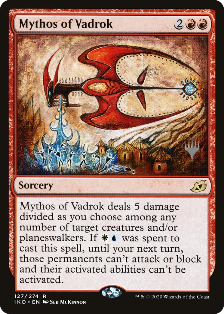 Mythos of Vadrok — Ikoria: Lair of Behemoths Promos — Magic: The Gathering