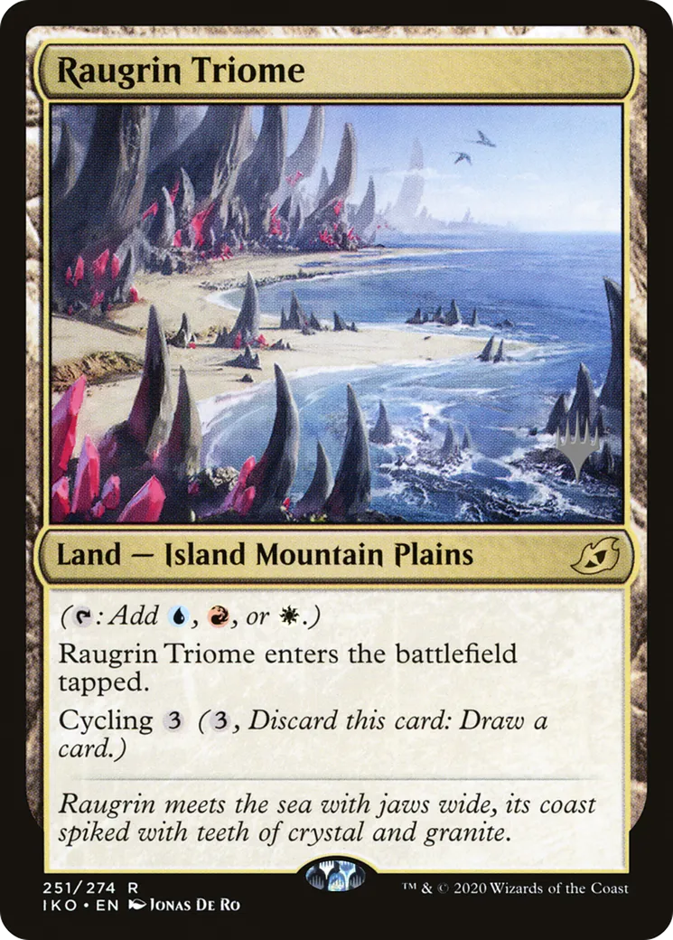 Raugrin Triome — Ikoria: Lair of Behemoths Promos — Magic: The Gathering