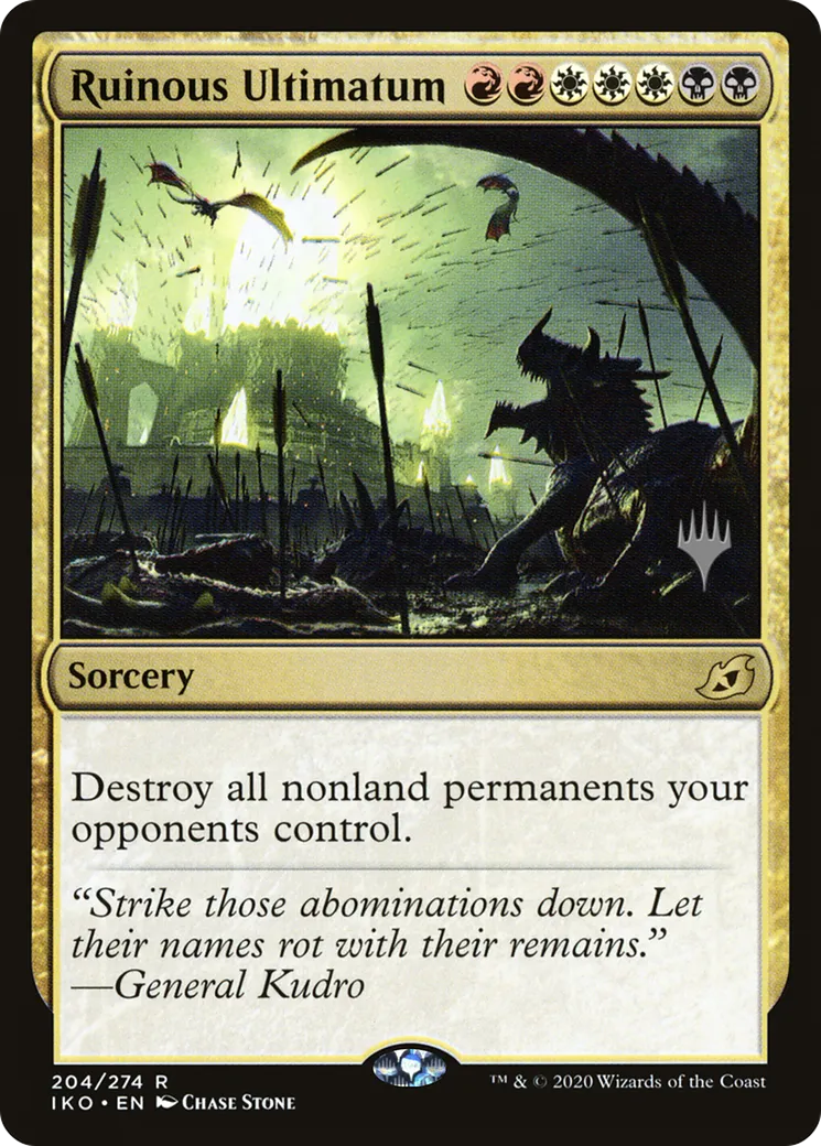 Ruinous Ultimatum — Ikoria: Lair of Behemoths Promos — Magic: The Gathering