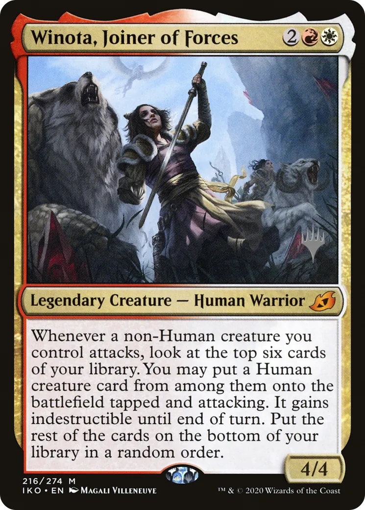 Winota, unisseuse de forces — Ikoria: Lair of Behemoths Promos — Magic: The Gathering