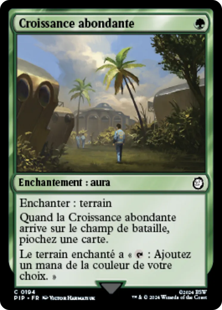 Croissance abondante — Fallout — Magic: The Gathering