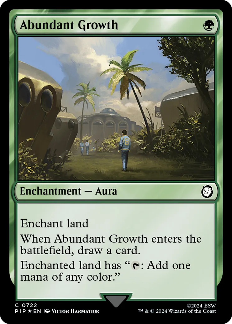 Abundant Growth from Fallout - Magic: The Gathering