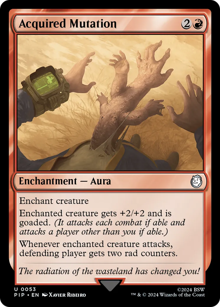 Acquired Mutation from Fallout - Magic: The Gathering