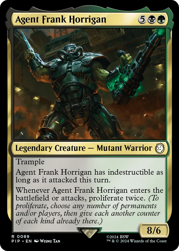 Agent Frank Horrigan — Fallout — Magic: The Gathering