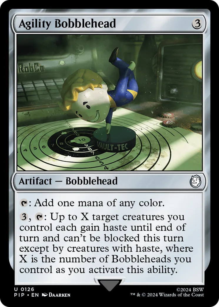 Agility Bobblehead — Fallout — Magic: The Gathering