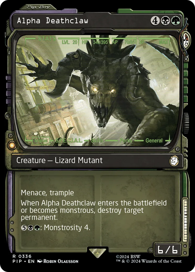 Écorcheur alpha — Fallout — Magic: The Gathering