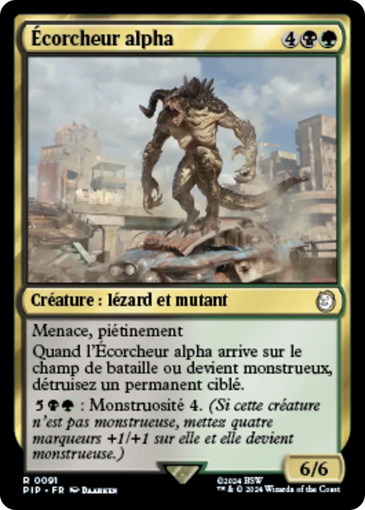 Écorcheur alpha — Fallout — Magic: The Gathering