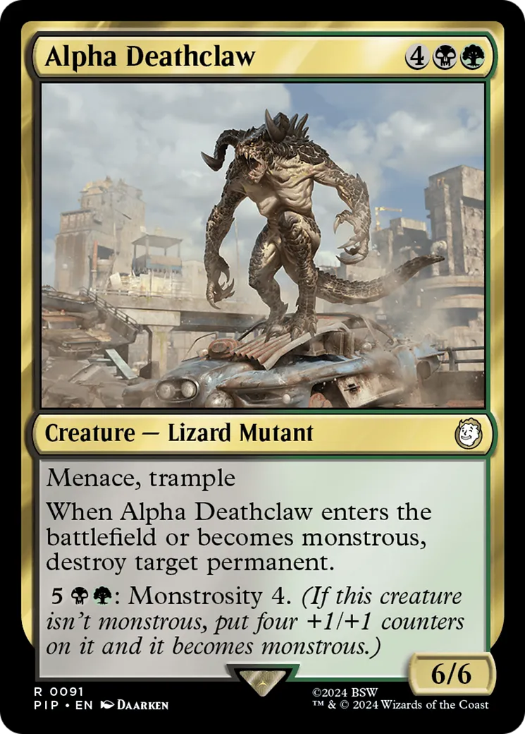 Alpha Deathclaw — Fallout — Magic: The Gathering