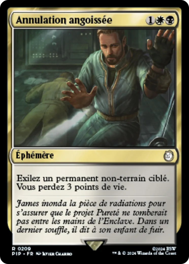 Annulation angoissée — Fallout — Magic: The Gathering