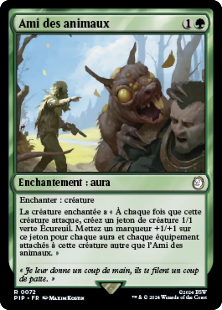 Ami des animaux — Fallout — Magic: The Gathering