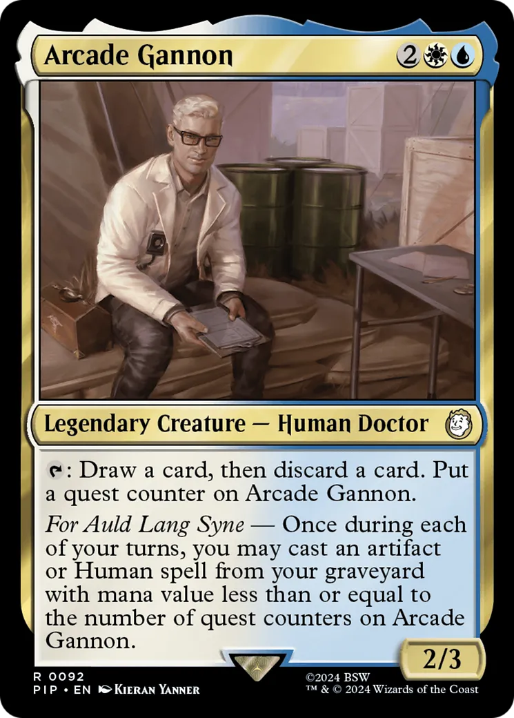 Arcade Gannon — Fallout — Magic: The Gathering