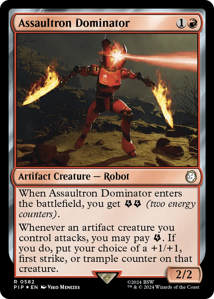 Assaultron Dominator — Fallout — Magic: The Gathering