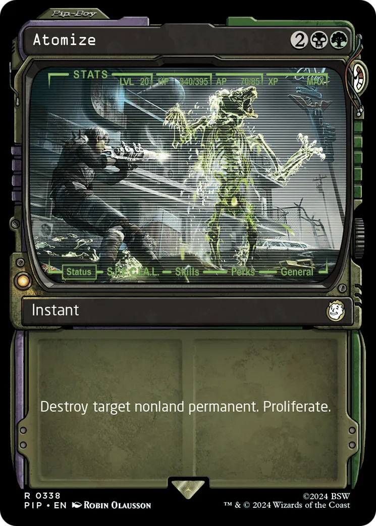 Atomize from Fallout - Magic: The Gathering