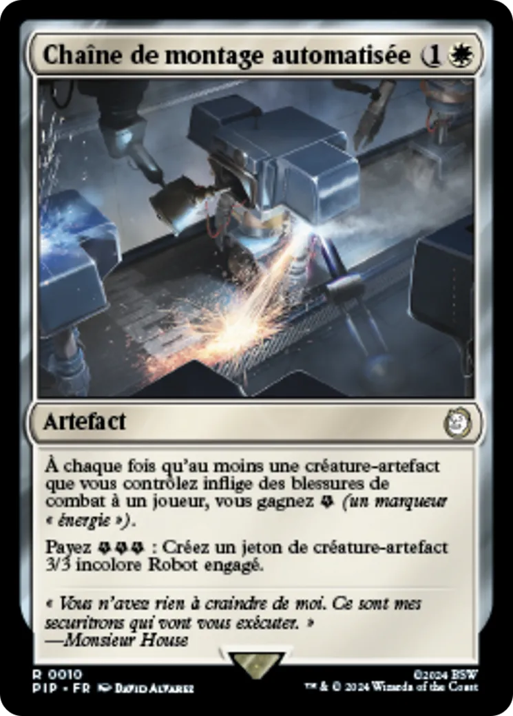 Chaîne de montage automatisée — Fallout — Magic: The Gathering