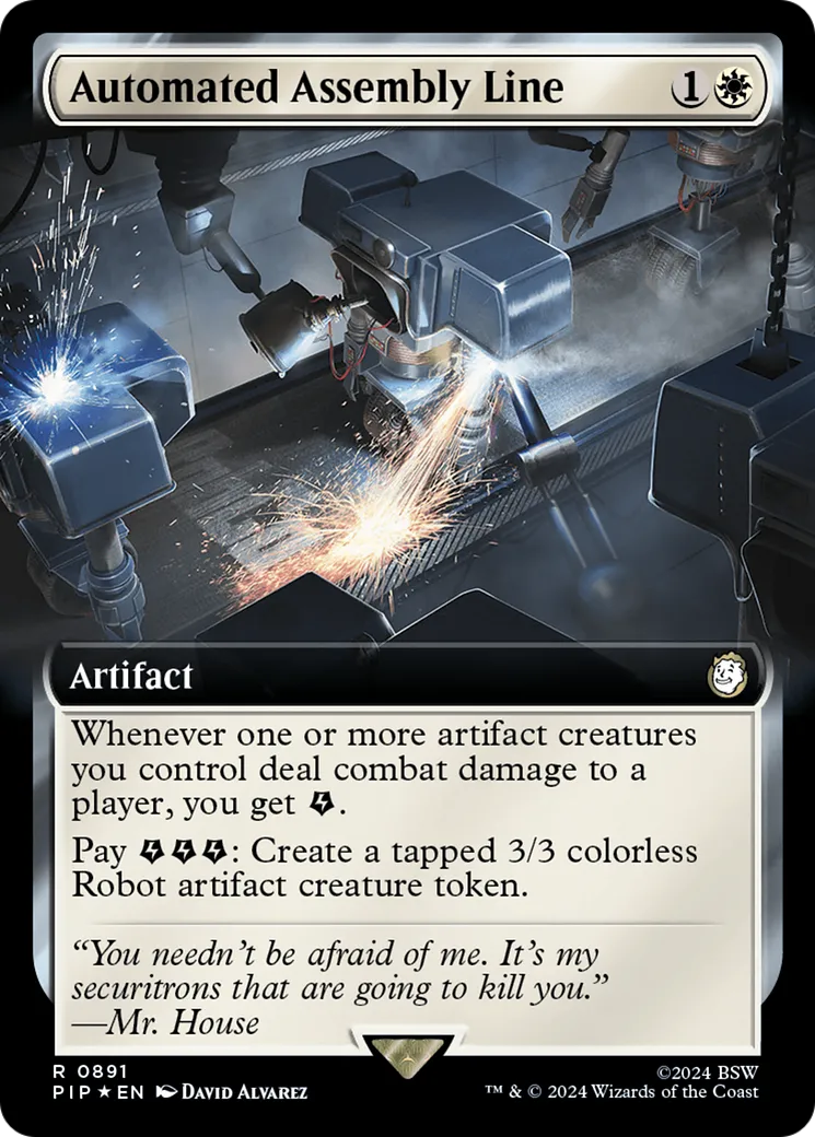 Automated Assembly Line from Fallout - Magic: The Gathering