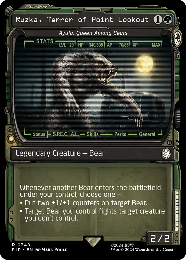 Ayula, reine parmi les ours — Fallout — Magic: The Gathering