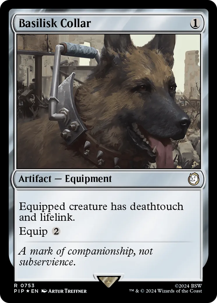 Basilisk Collar from Fallout - Magic: The Gathering