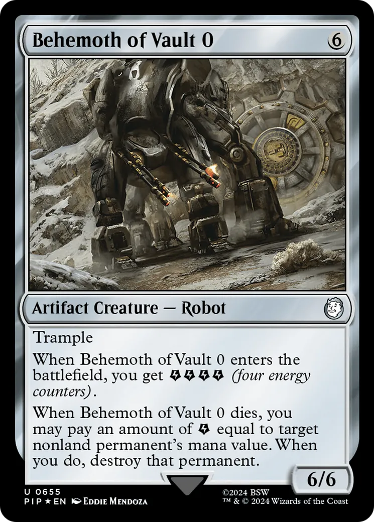Behemoth of Vault 0 — Fallout — Magic: The Gathering