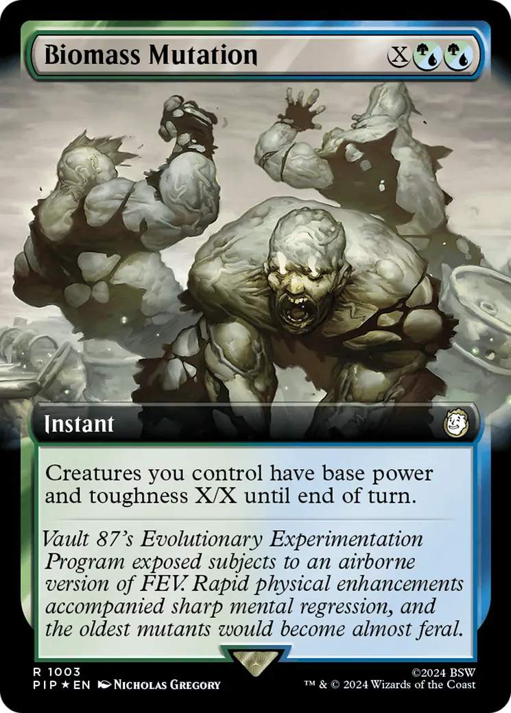 Biomass Mutation — Fallout — Magic: The Gathering