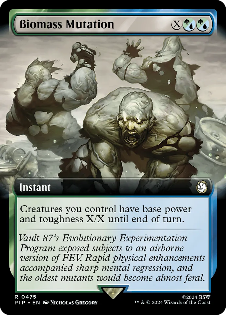Mutation de biomasse — Fallout — Magic: The Gathering