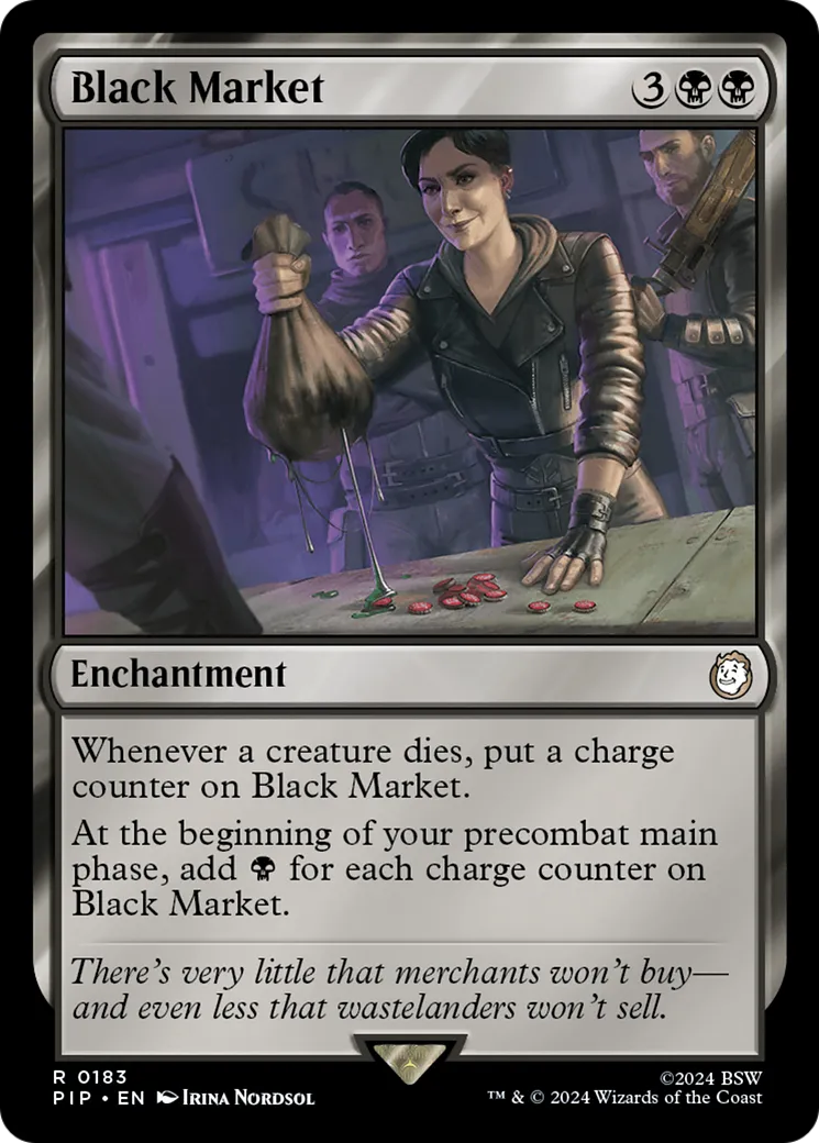 Black Market from Fallout - Magic: The Gathering