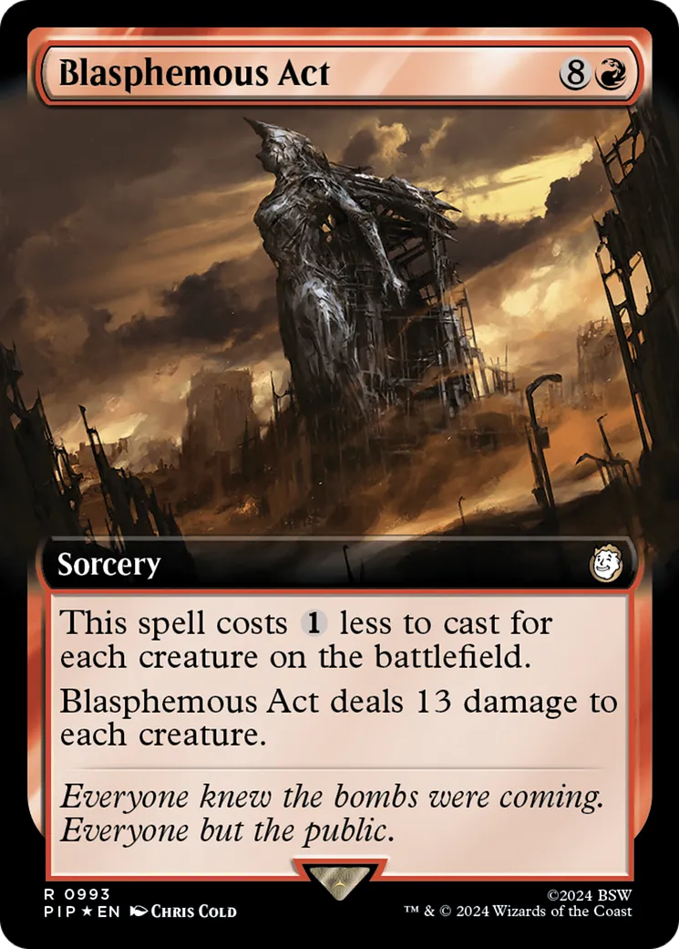 Acte blasphématoire — Fallout — Magic: The Gathering