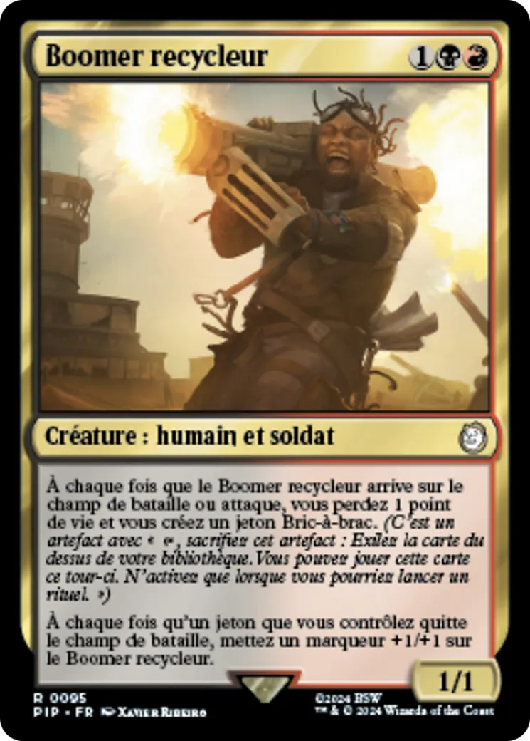Boomer recycleur — Fallout — Magic: The Gathering