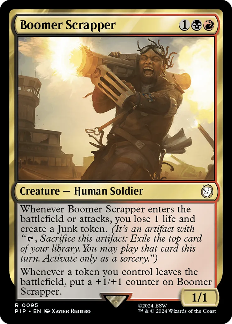 Boomer Scrapper — Fallout — Magic: The Gathering