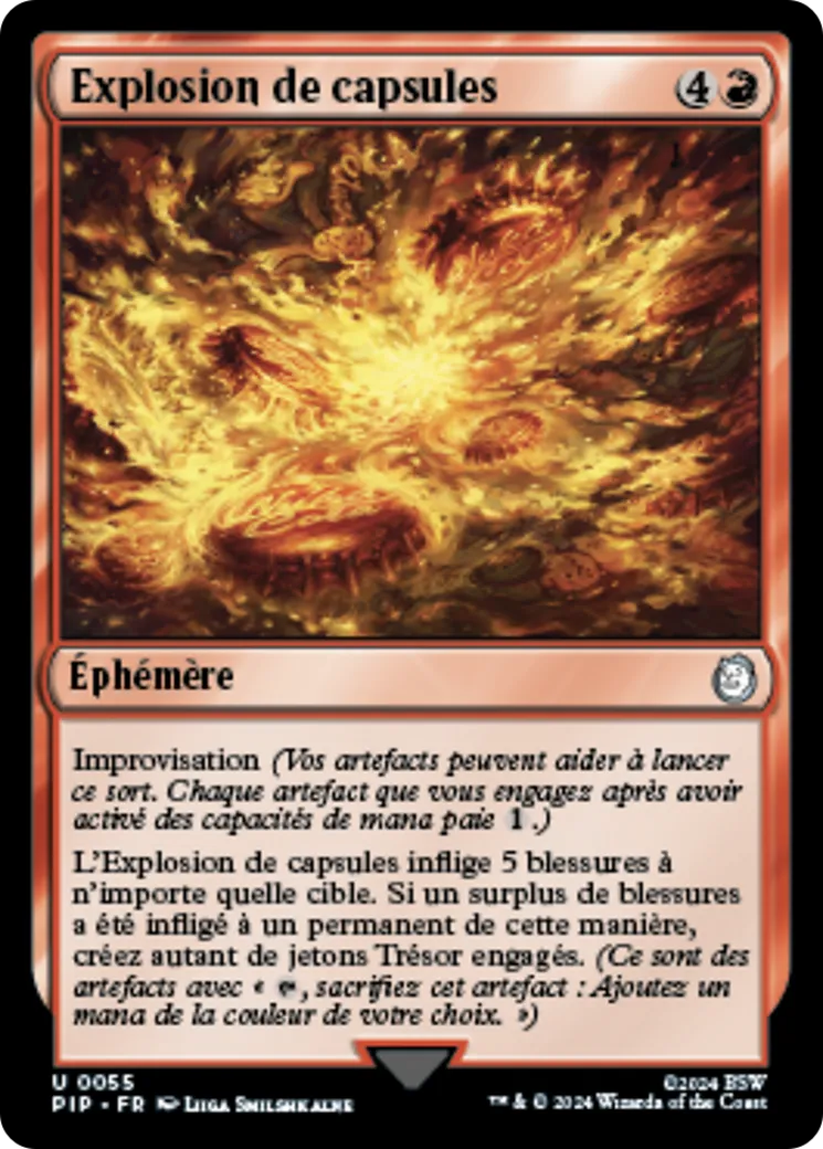 Explosion de capsules from Fallout - Magic: The Gathering